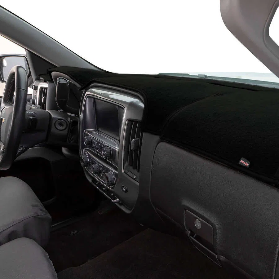 2187-01-25 – WOLF PROD. Dash Board Cover, Black Soft Foss Fiber Carpet All Vents And Sensor Openings Are Pre-Cut